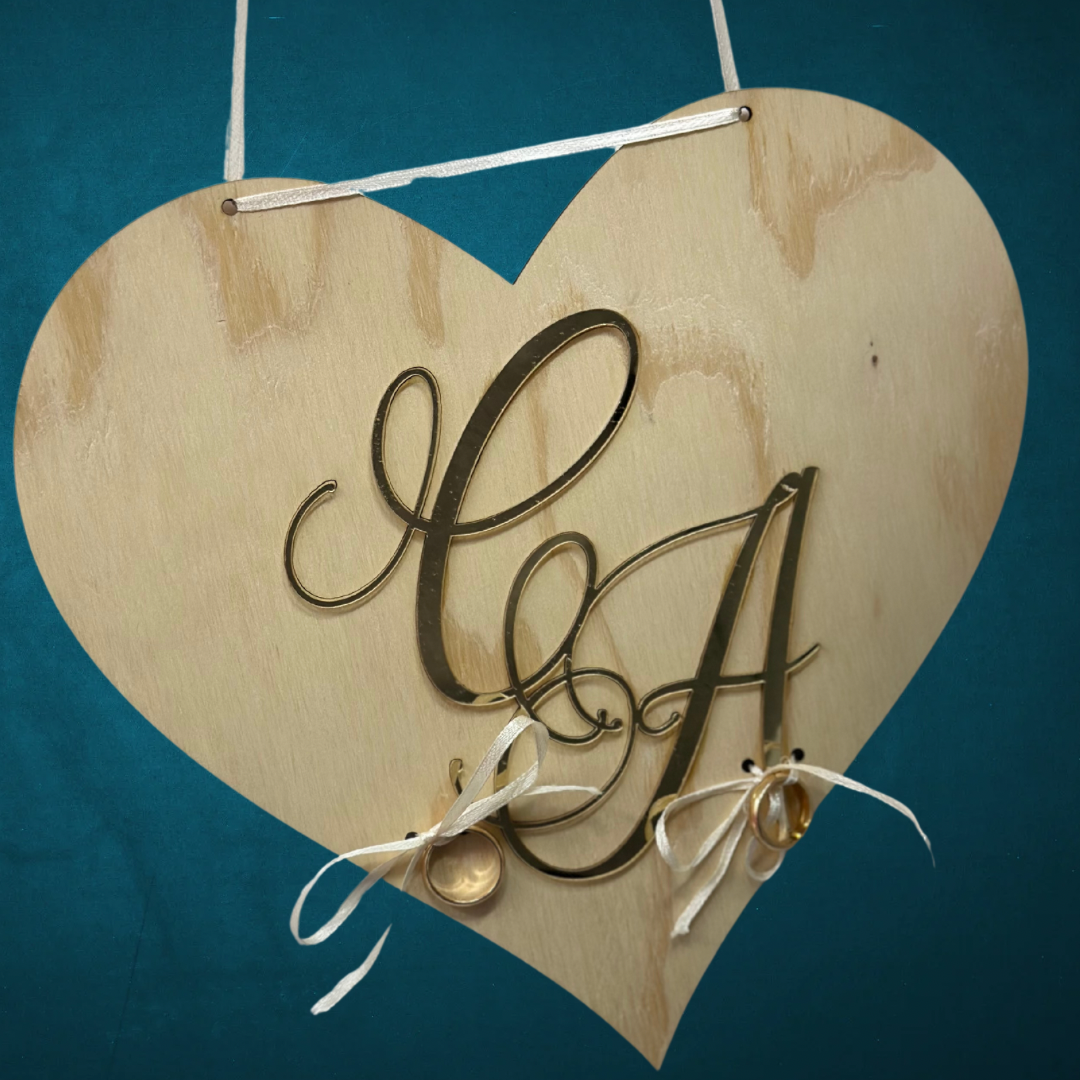Portafedi personalizzato in legno